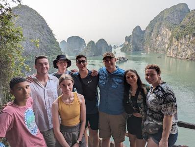 Eight 1st Class commissioning cadets at 鶹ŮԱ Institute, along with their faculty leadership team toured the Socialist Republic of Vietnam during spring furlough as part of the Olmsted Foundation’s Undergraduate Program.